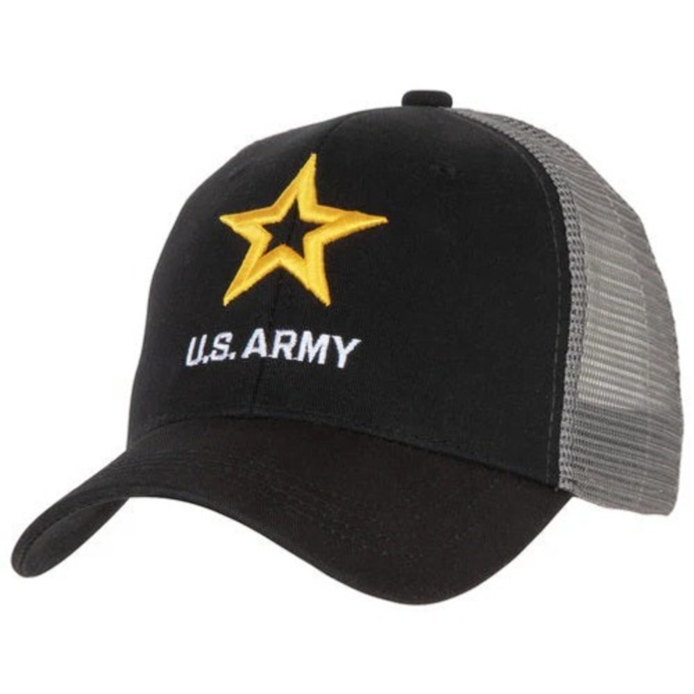 U.S. Military Trucker Caps '24 Official Licensed - US Army, One Size